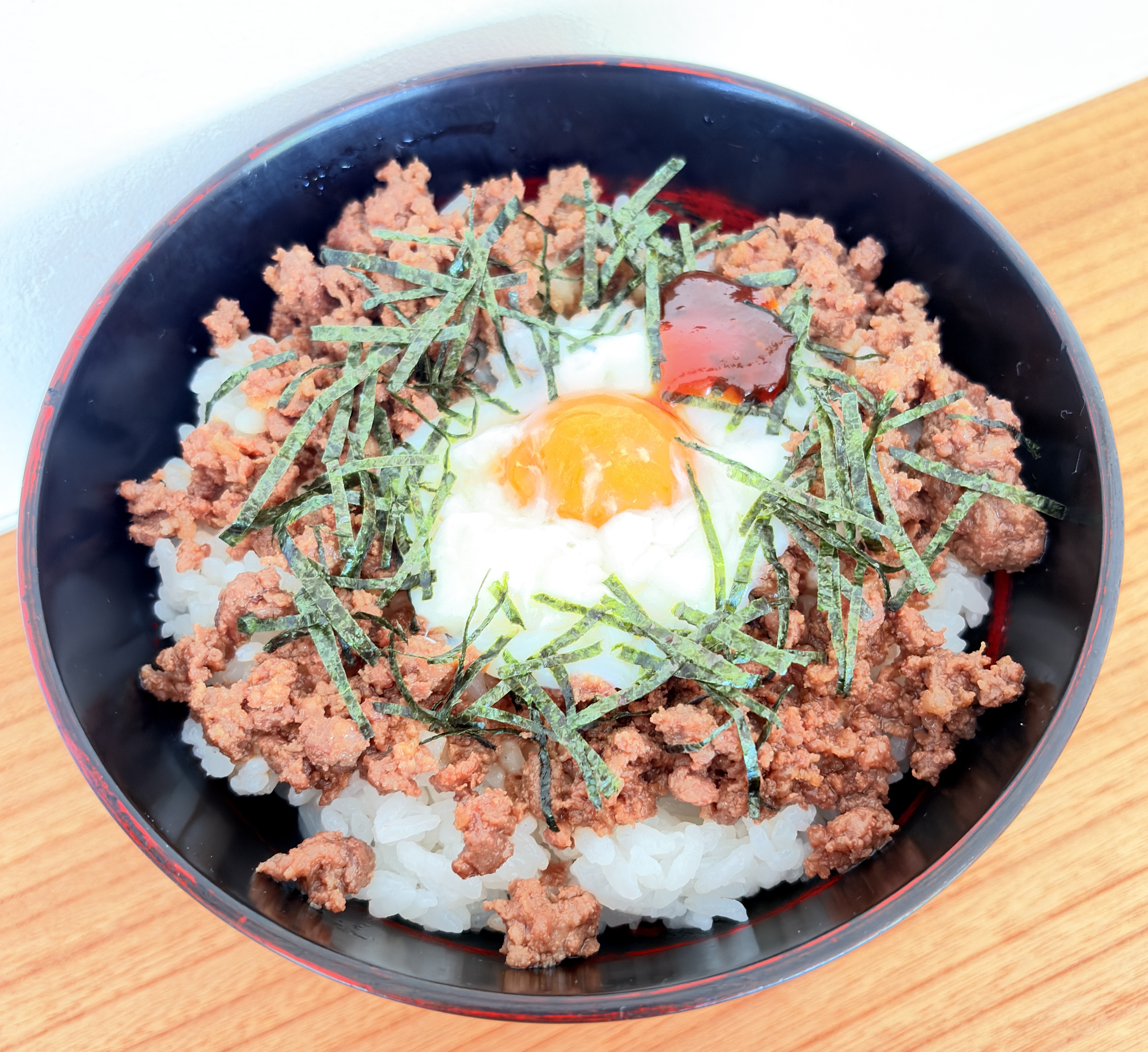 韓国風牛そぼろ丼